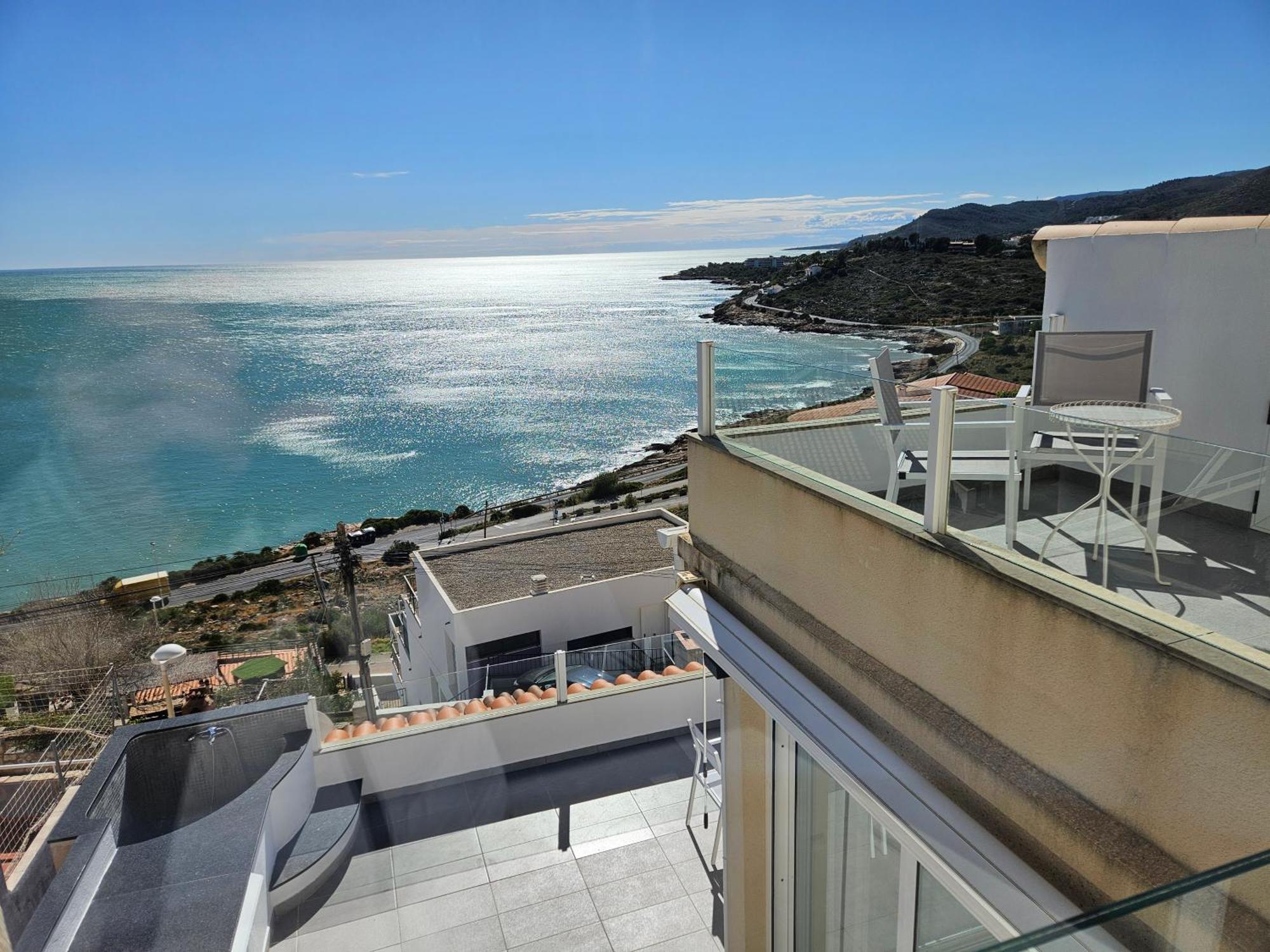 Апартаменти Fantastico Duplex Con Vistas Impresionantes Al Mar Пеніскола Екстер'єр фото