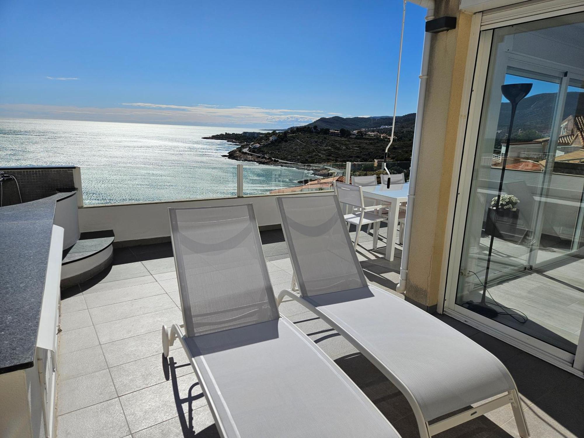 Апартаменти Fantastico Duplex Con Vistas Impresionantes Al Mar Пеніскола Екстер'єр фото