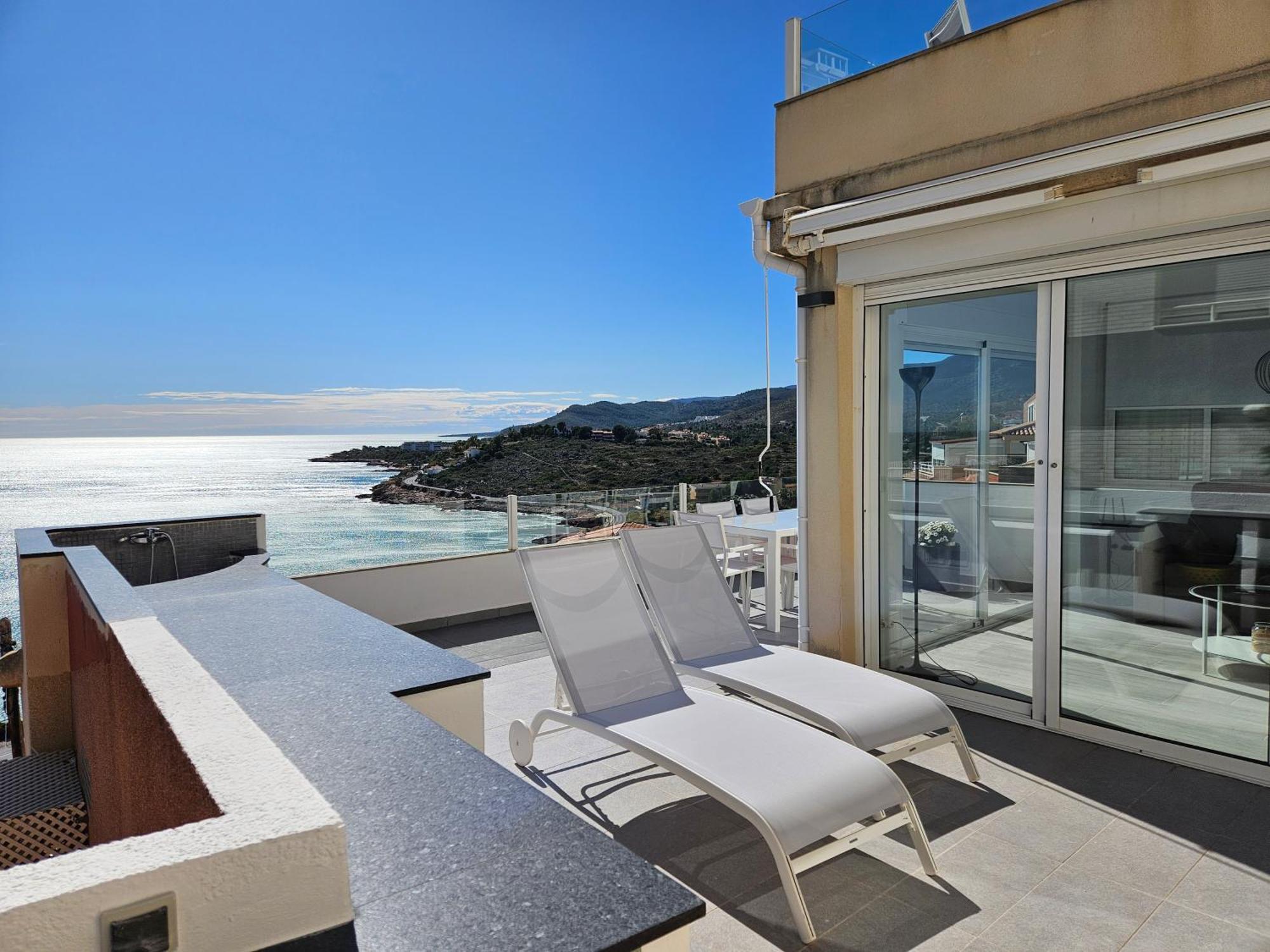 Апартаменти Fantastico Duplex Con Vistas Impresionantes Al Mar Пеніскола Екстер'єр фото